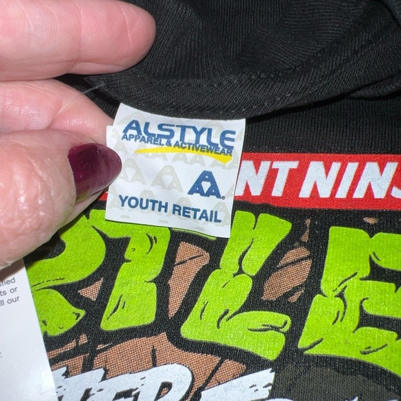 Monster Truck Series Monster Jam Teenage Mutant Turtles Black TShirt YM 2012 VTG - Picture 6 of 16